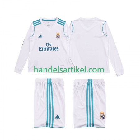 Real Madrid 2017 Retro Kinder Heim Trikotsatz 2018 Langarm